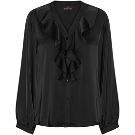 Karmamia Sophia Bluse, Semi Rich Black 